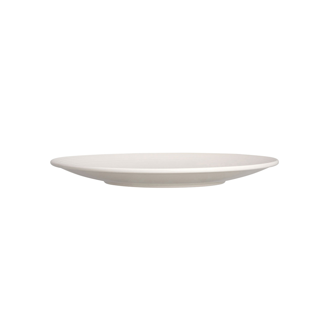 23cm Coupe Flat Plate, Concorde collection, white Porcelain with a smooth finish - Steelite - 5018461752432