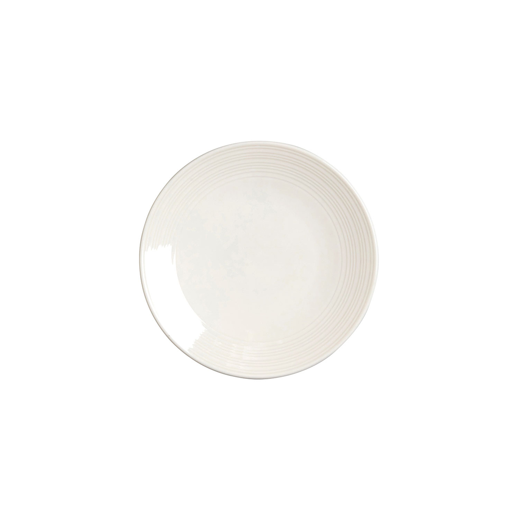 16cm Coupe Dessert Plate, Concorde collection, white Porcelain with a smooth finish