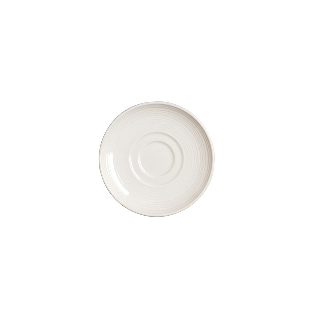 12cm Saucer, Concorde collection, white Porcelain with a smooth finish