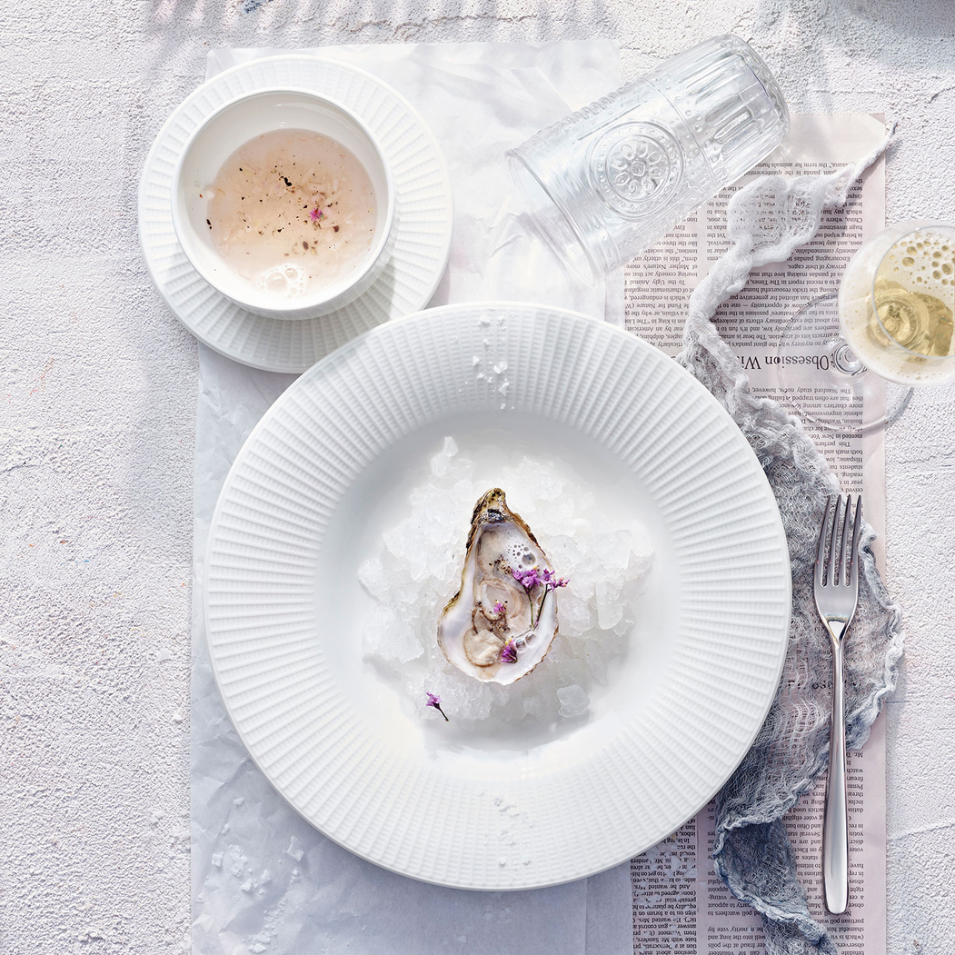 Willow Flat Plate 23cm, vitrified Porcelain - Steelite - 5602737099279