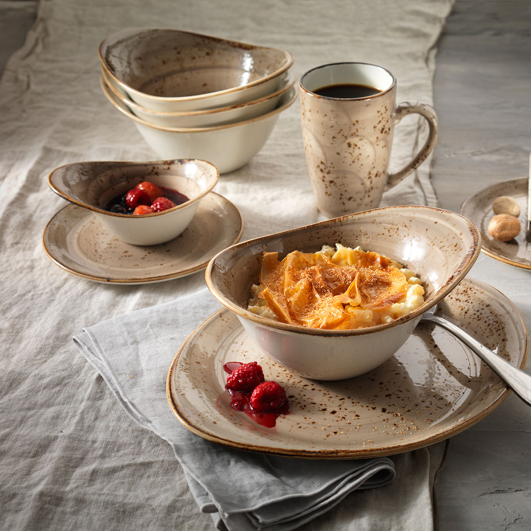 Prato Coupe 15cm Craft Porcini, Porcelana vitrificada - Steelite - 5018461573389