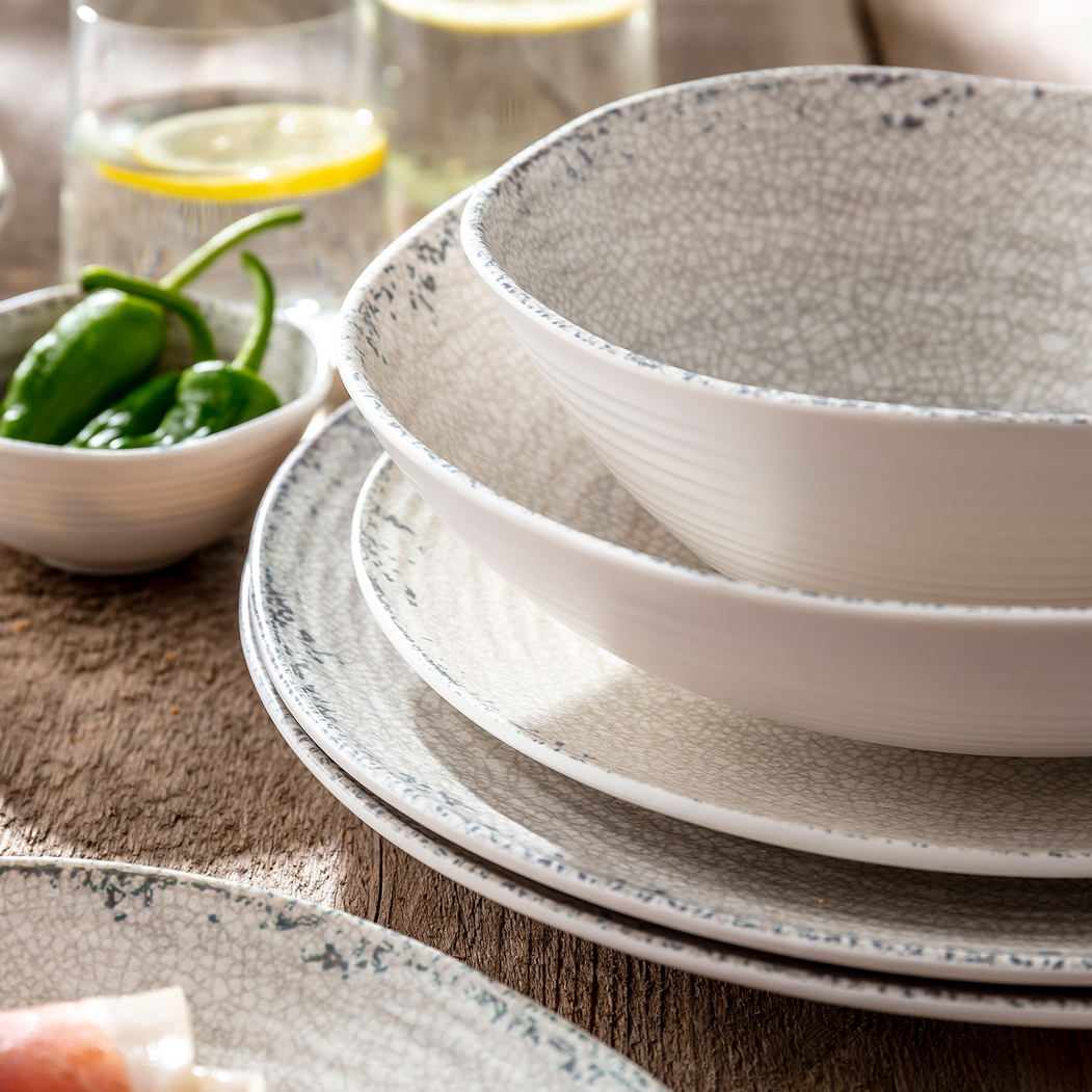 Stone Pompeii 18cm Salad Bowl, resistant Melamine - Steelite - 5018461590027