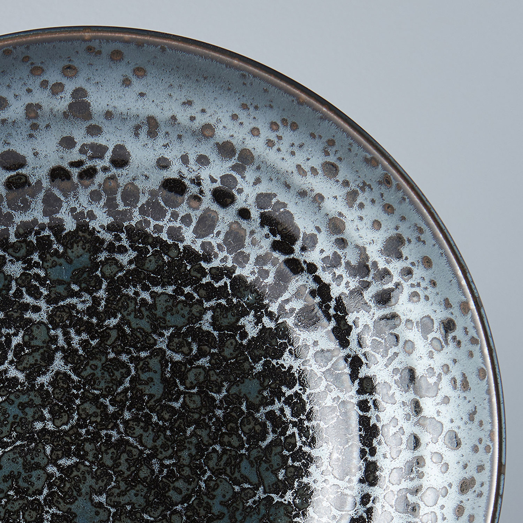 Black Pearl serving bowl with inner pattern 28,5cm - MIJ - 8594197821866