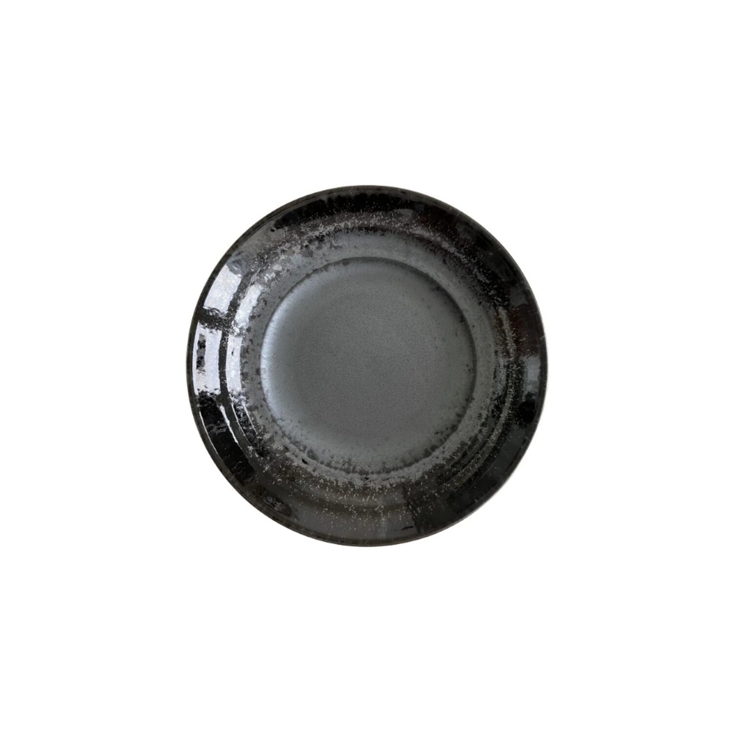 Black Pearl salad bowl 28cm, Minoyaki Handmade Ceramic - MIJ - 8594197827202