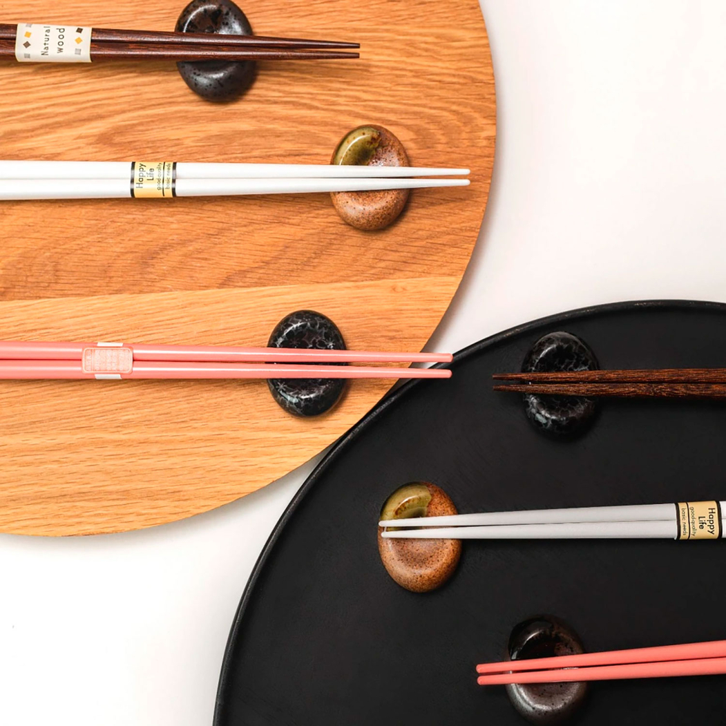 Black 4,5 cm Japanese ceramic chopstick holder - MIJ - 8594197822184