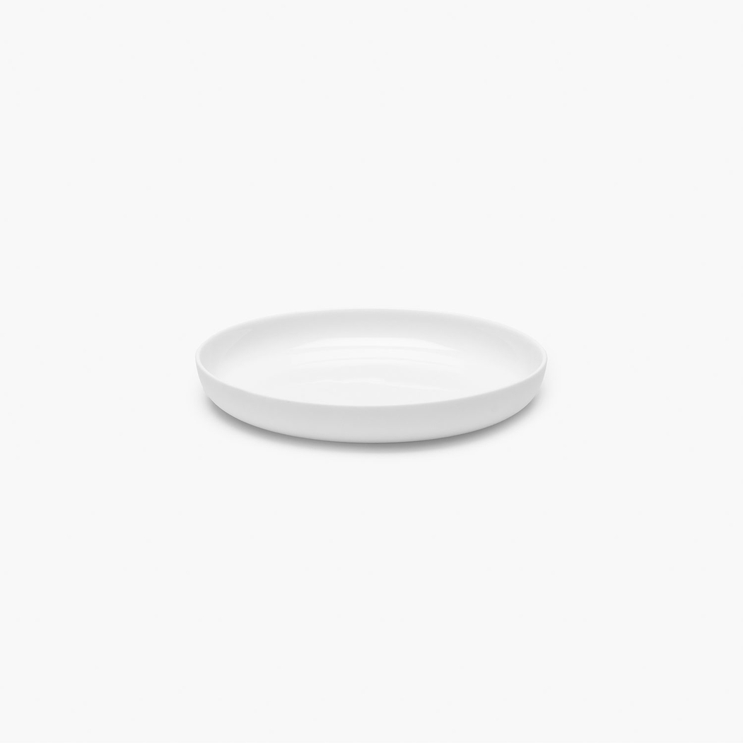 16cm High Rim Flat Plate Base by Piet Boon, Bone China Porcelain - Serax - 5420000707139