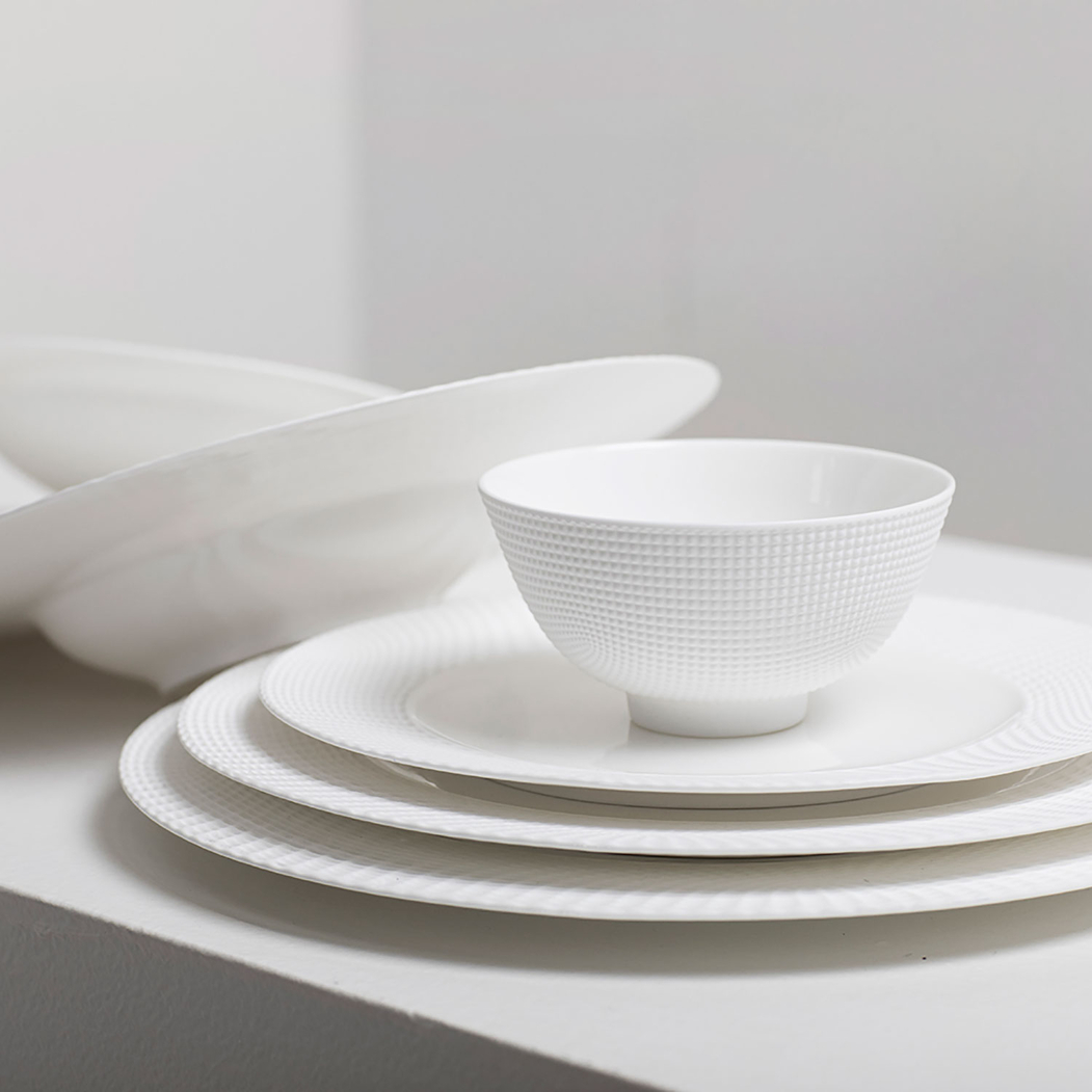 Nido Deep Plate 18cm, Bone China Porcelain - Serax - 5400959037587