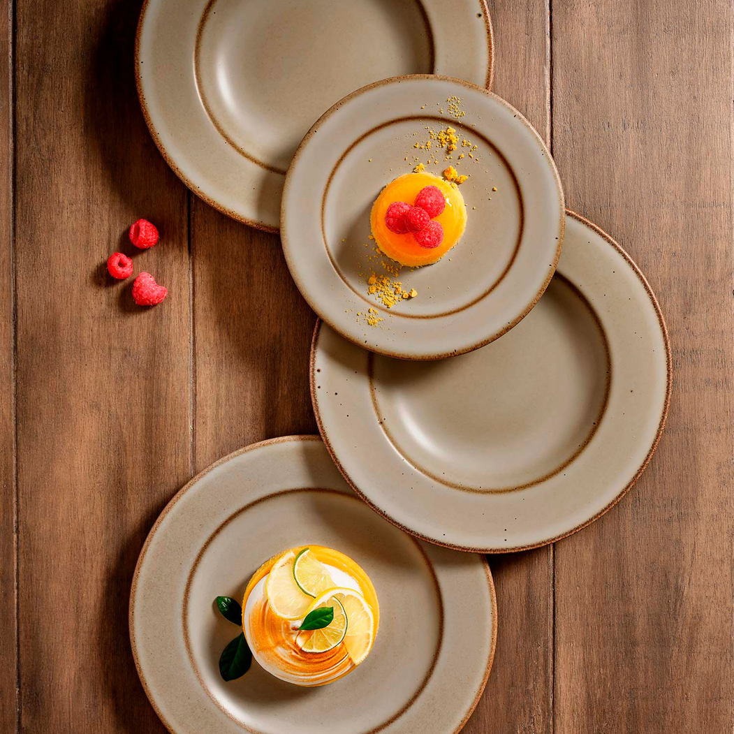 Prato Fundo Eccentric 23cm, Porcelana Portuguesa - Costa Verde - 5603578203498