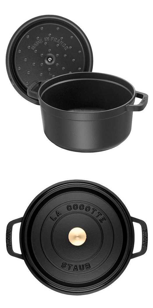 Round Cocotte 16cm, Cast Iron - Staub - 3272341016256