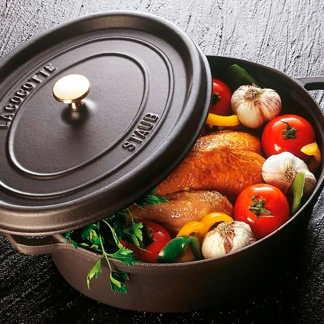Caçarola Oval 17cm, Ferro fundido - Staub - 3272341017253