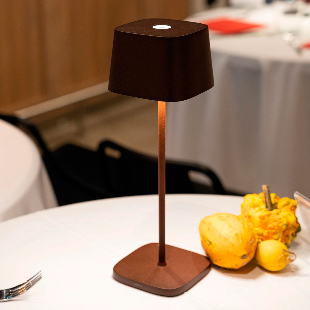 Candeeiro Castanho, 30cm, Ofelia - Zafferano - 8054040728501