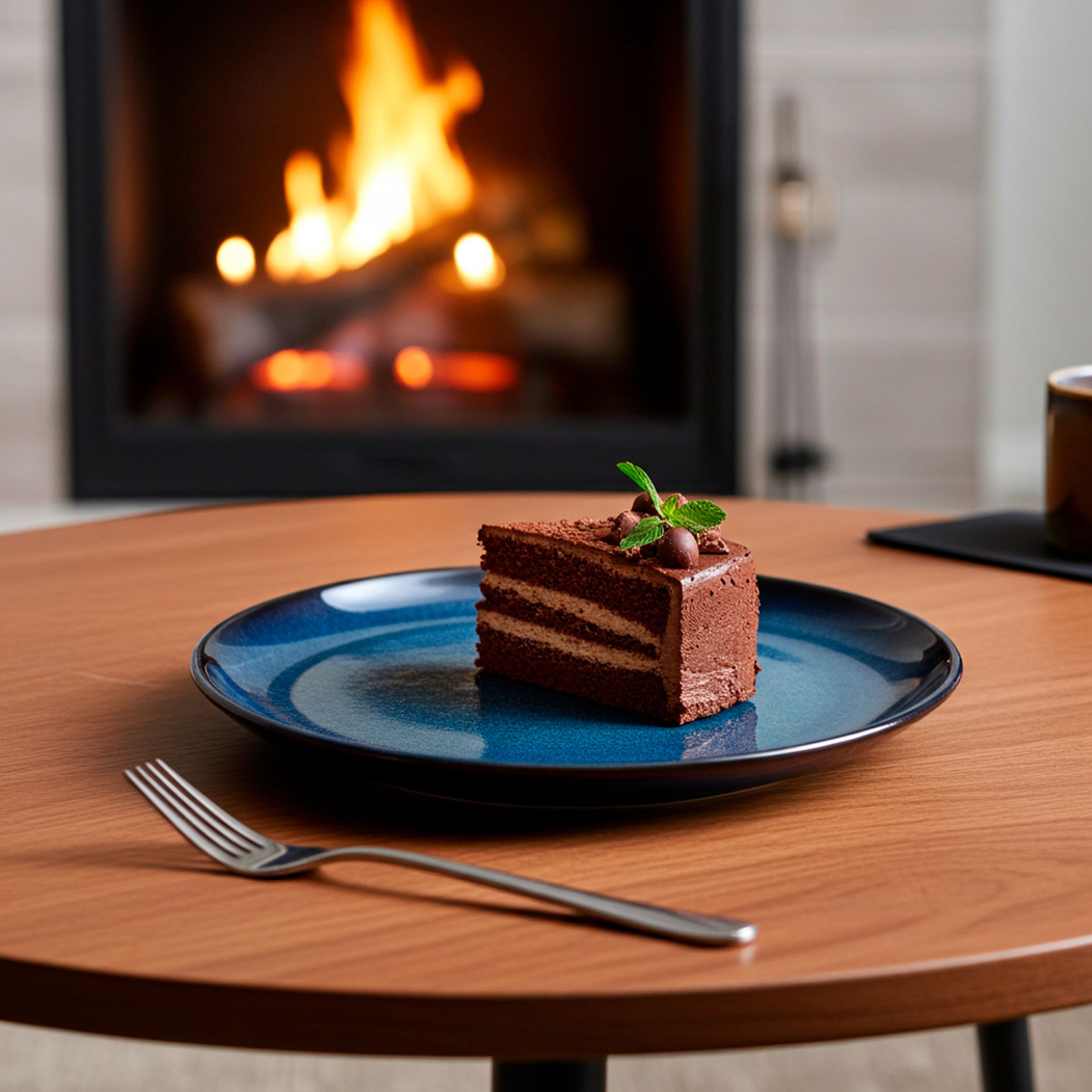 Dessert plate Organic Blue 22cm - Organic - 5604256024602