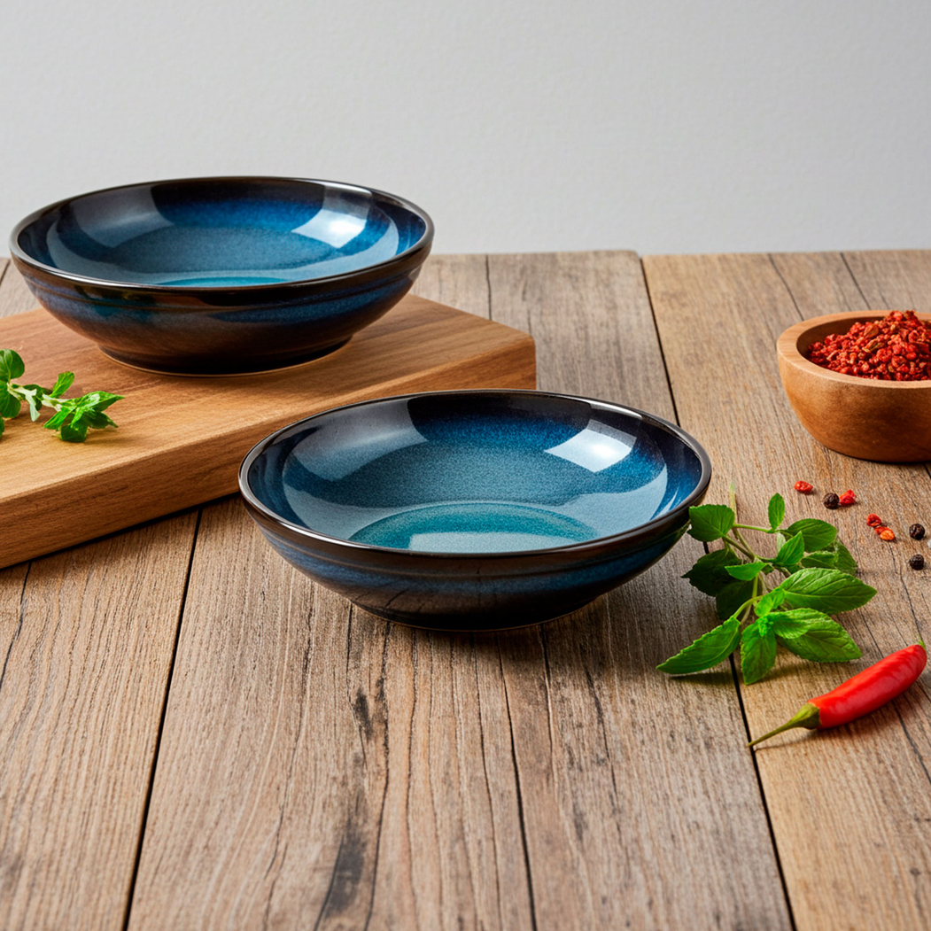 Saladeira Organic Azul 23cm - Organic - 5604256024664