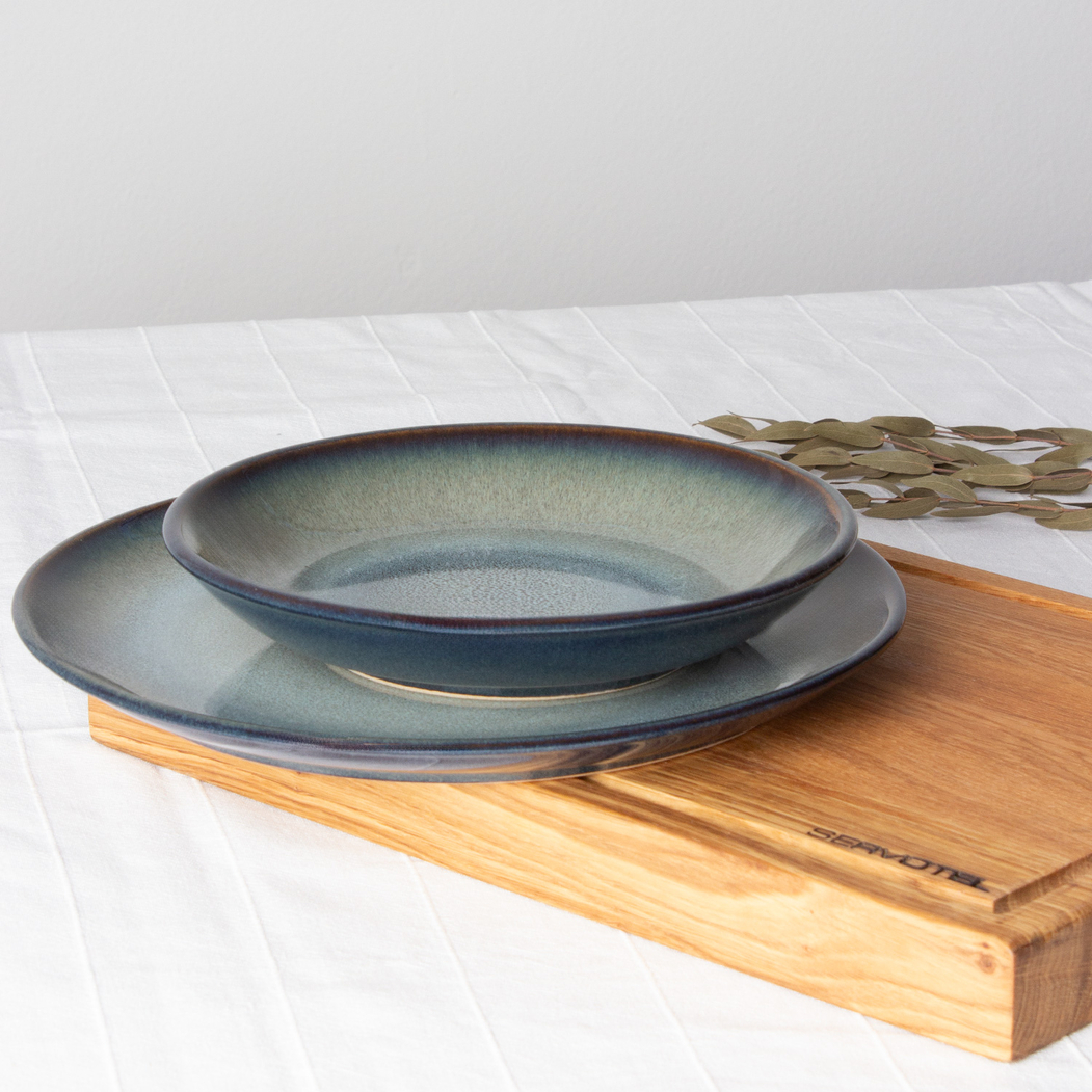 Prato Raso 27cm, Organic Pacífico, Grés Reativo - Organic - 5602737102375