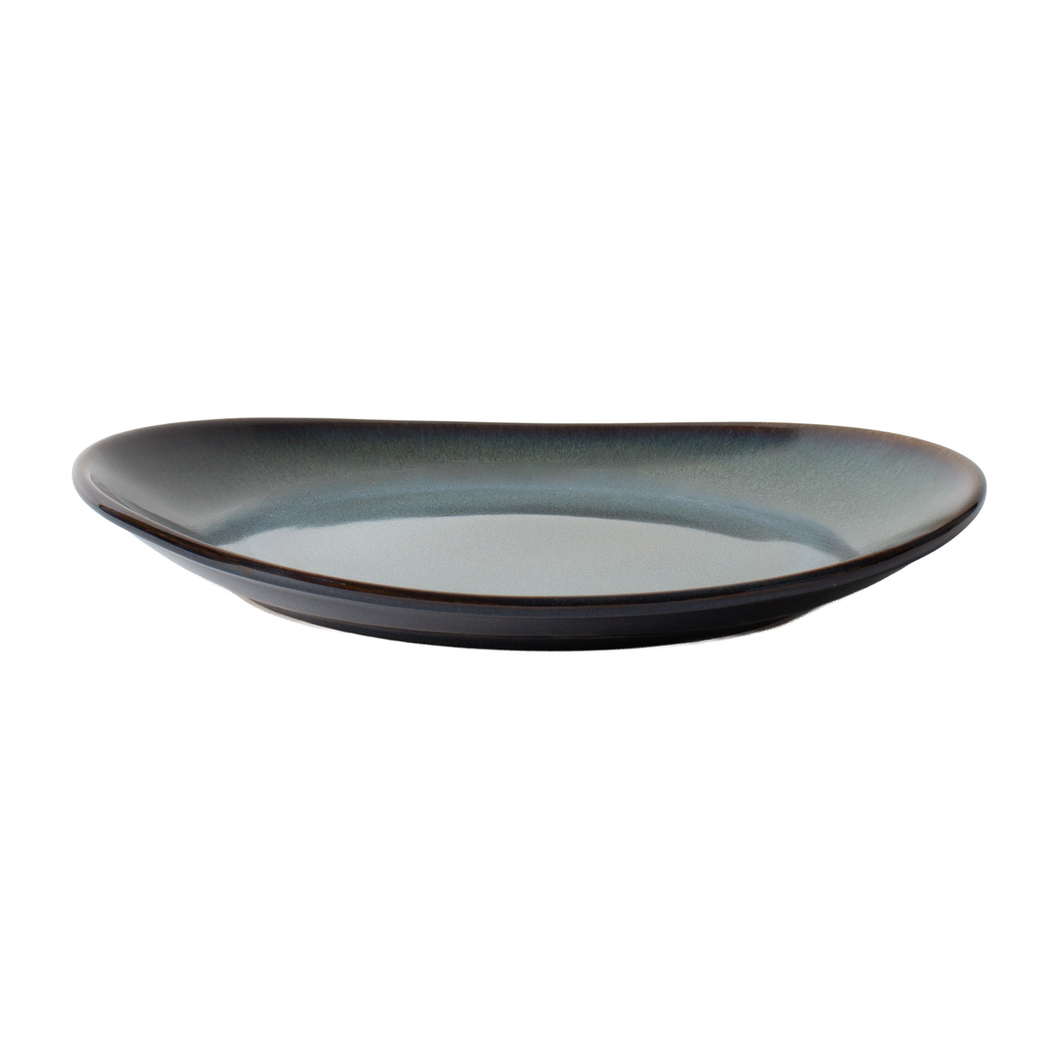 Oval Plate 29x25cm, Organic Pacific, Reactive Stoneware - Organic - 5602737102429