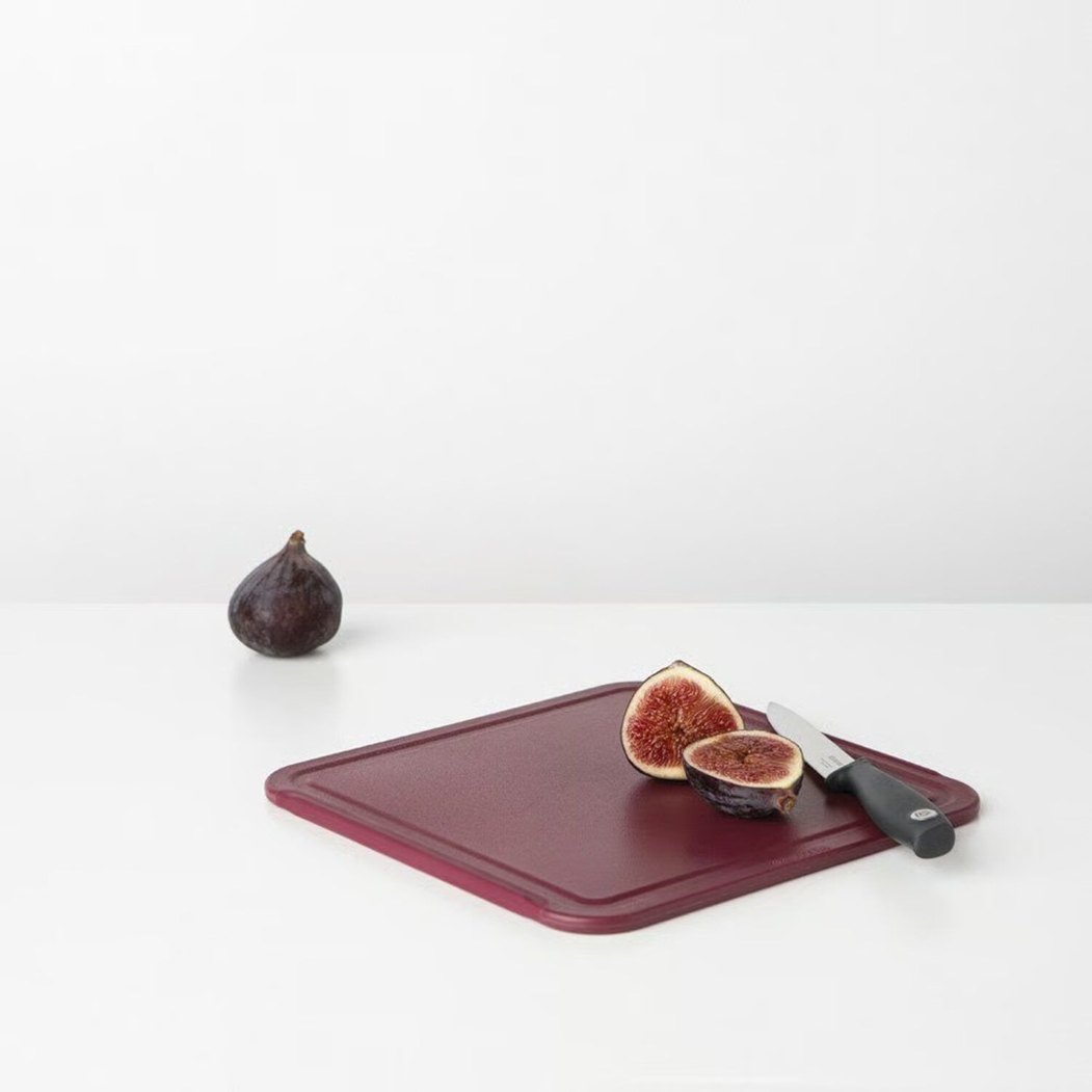 Brabantia Tasty+ Chopping Board 25x25 cm Aubergine Red Plastic - Brabantia - 8710755123139