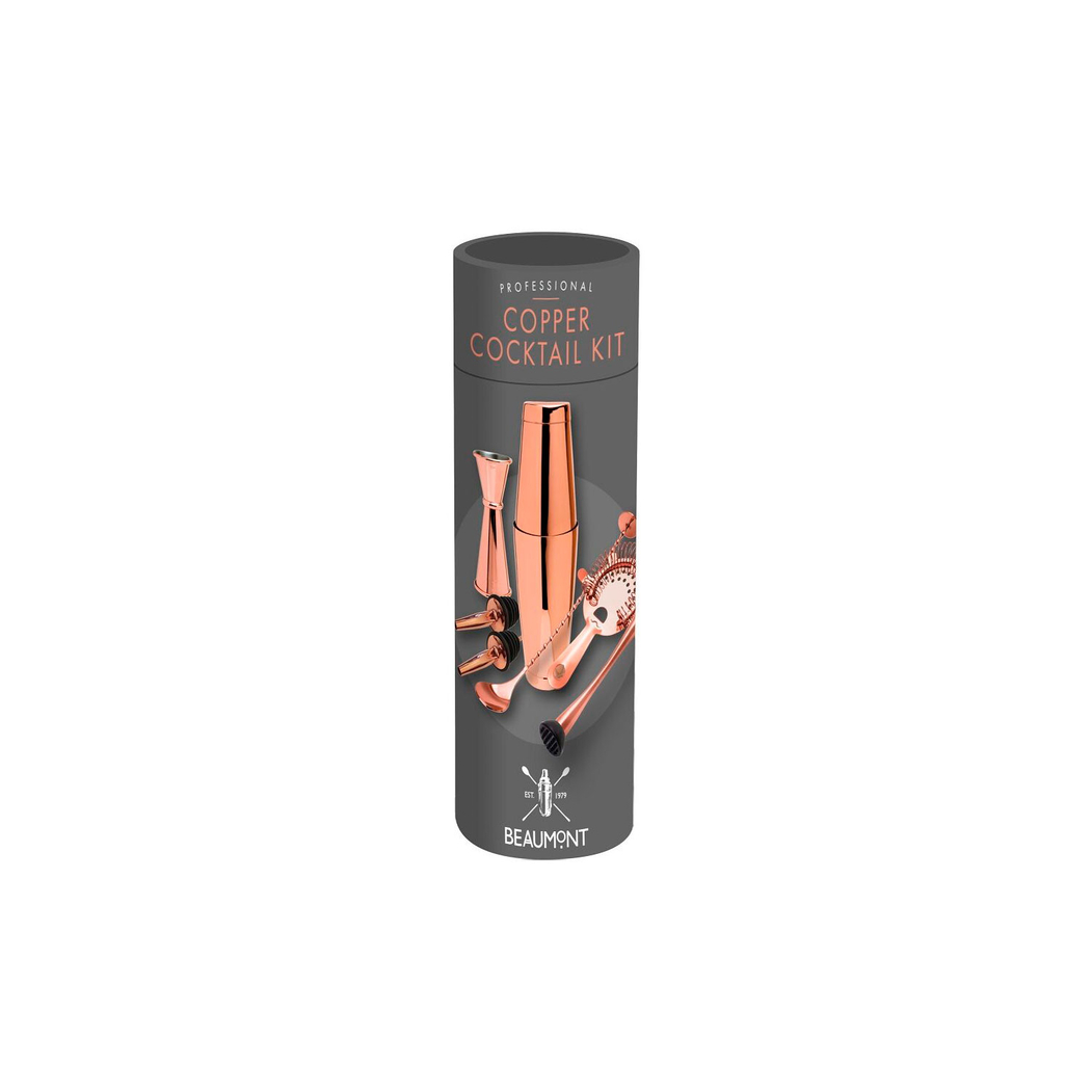 8 piece cocktail kit copper - Beaumont - 5020229112747