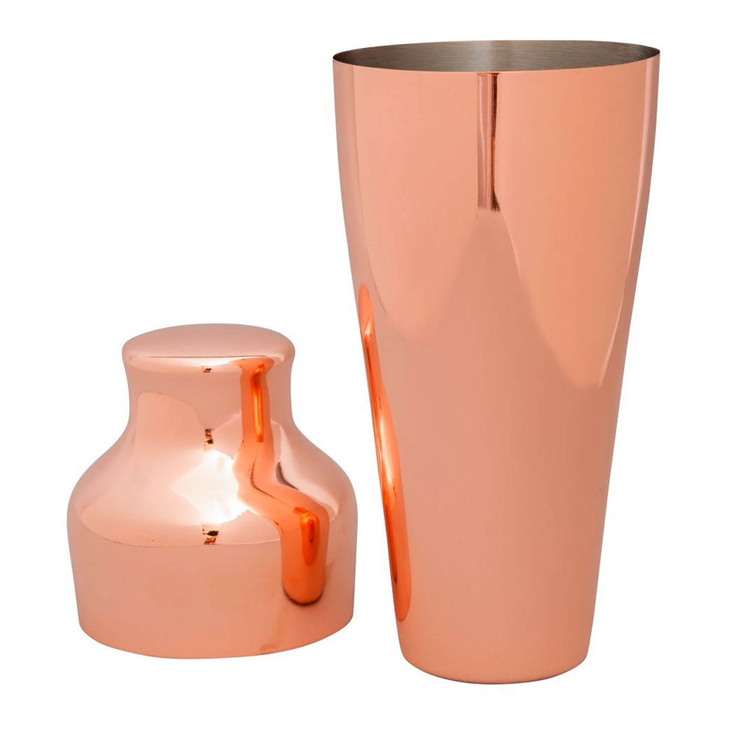 Shaker Cobre Art Déco 550ml, Aço Inoxidável - Beaumont - 5020229107453