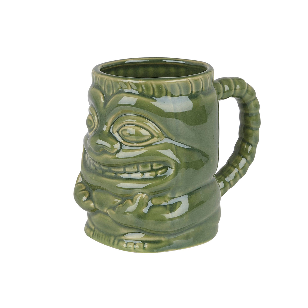 Green Tiki Mug 425ml, Ceramic - Beaumont - 5020229110118