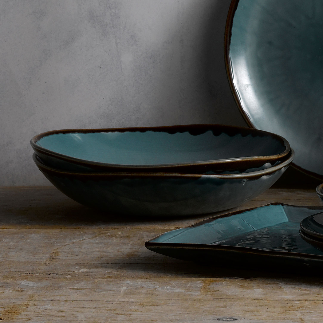 Saladeira Harvest Blue 25cm - Dudson - 5602737076157