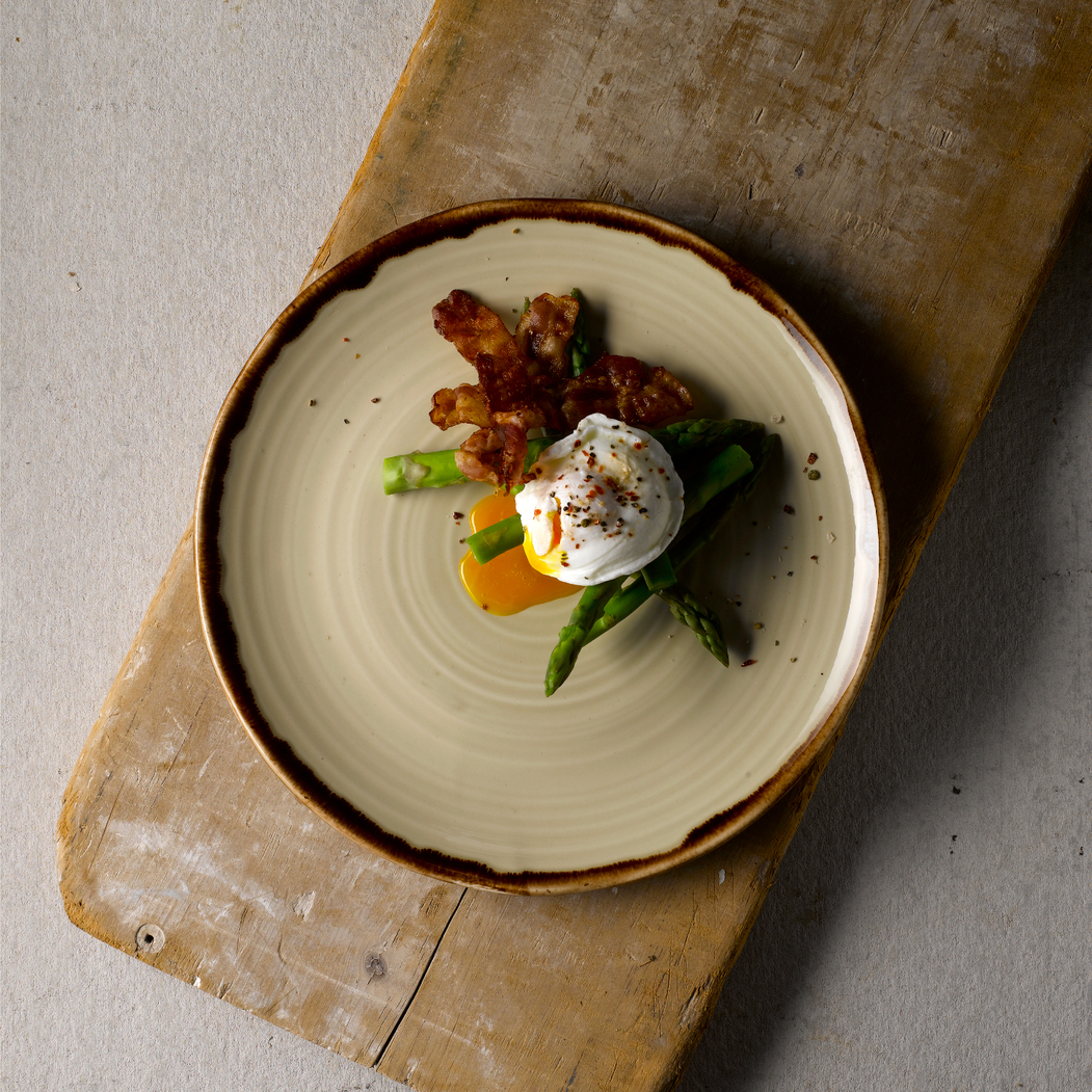 Prato raso Harvest Linen 22cm - Dudson - 5602737076386