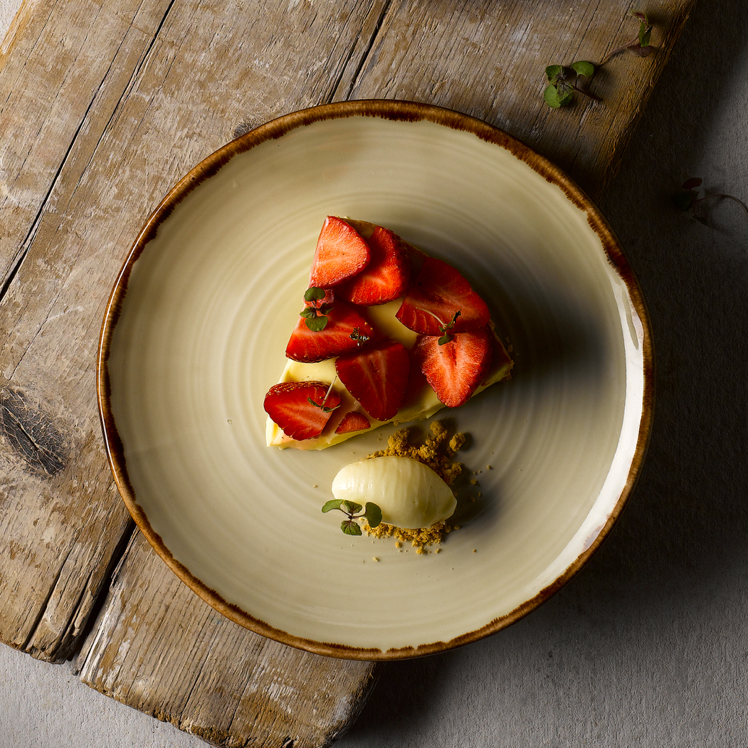 Prato raso Harvest Linen 29cm - Dudson - 5602737076393