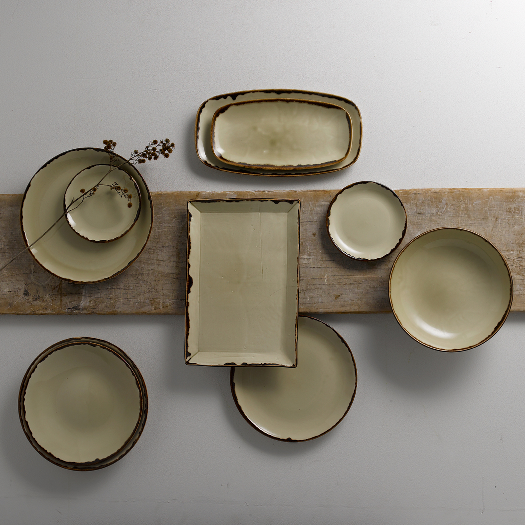 Travessa Harvest Linen 36x19cm - Dudson - 5602737076461