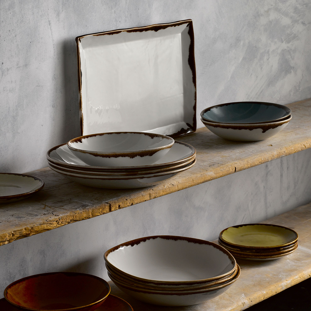 Harvest Natural serving plate 29x19cm - Dudson - 5602737079790