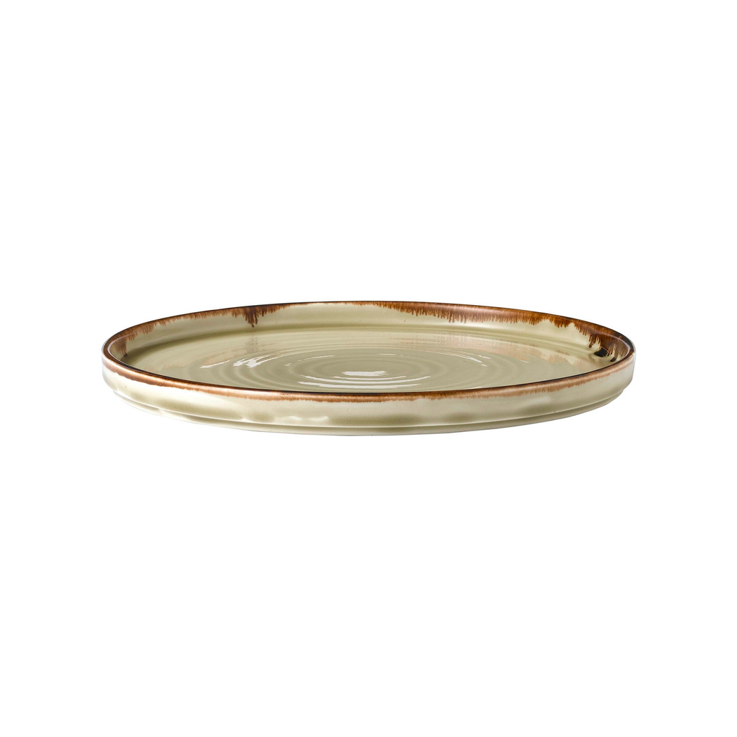 Prato raso Harvest Linen walled 21cm - Dudson - 5034414449488