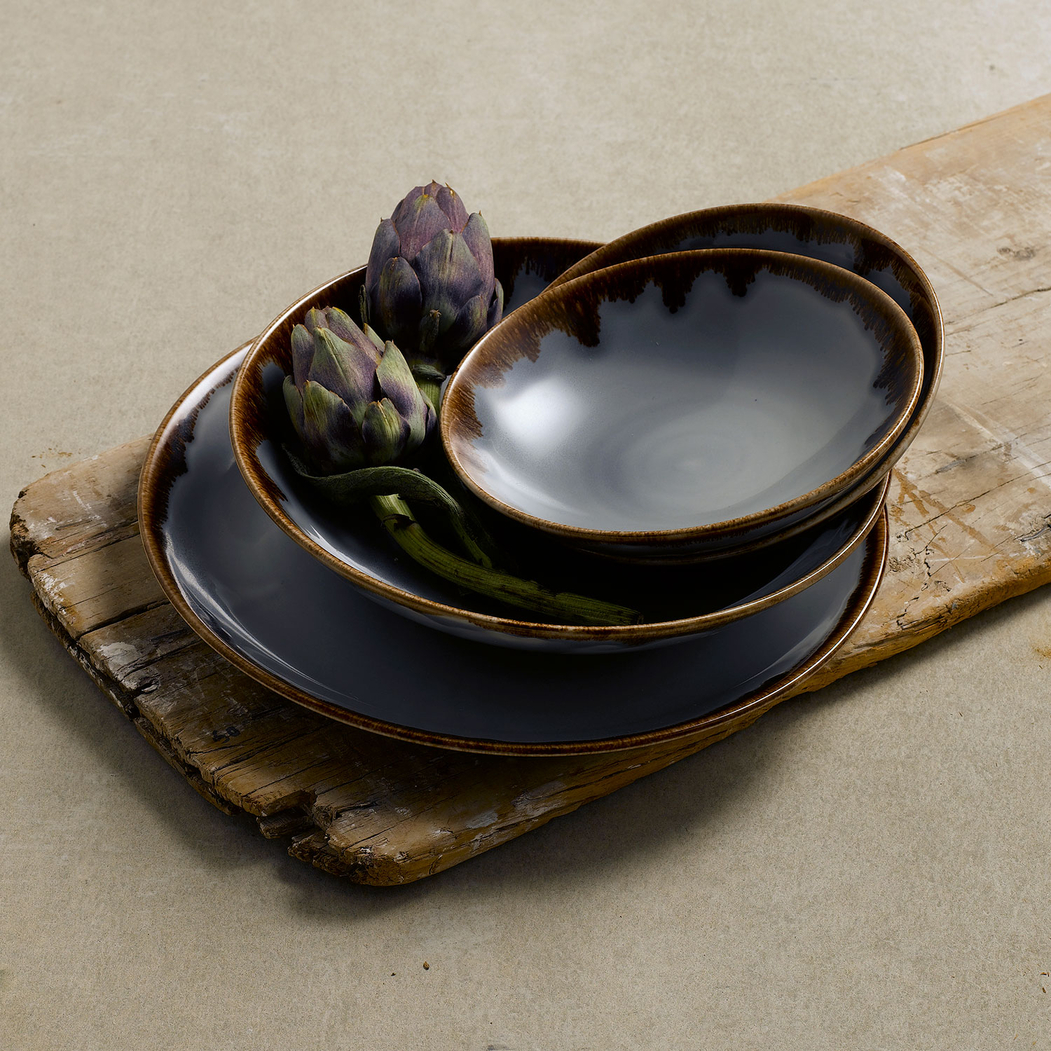 Deep plate Harvest Grey 28cm - Dudson - 5034414448740