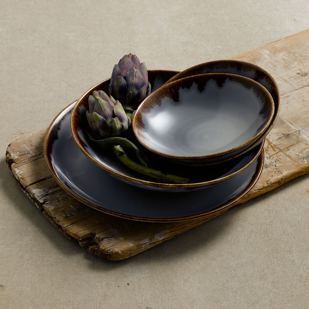 Bowl Harvest Grey organic 25cm - Dudson - 5034414448757