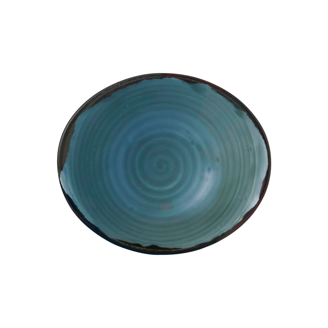 Harvest Blue deep bowl 17x15cm - Dudson - 5034414449693