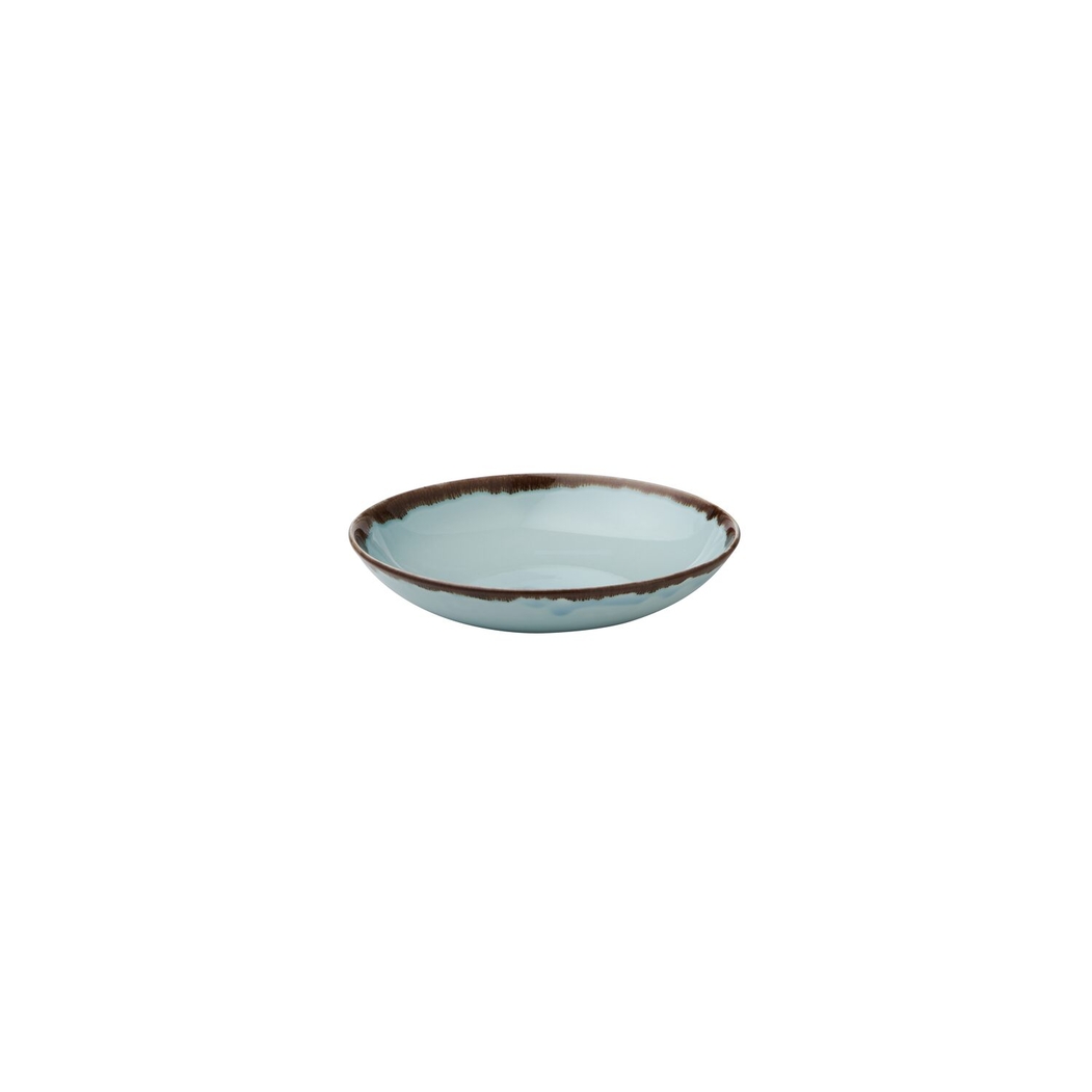 Dudson Harvest Coupe Bowl 25 cm Turquoise Vitrified Porcelain - Dudson - 5034414461817