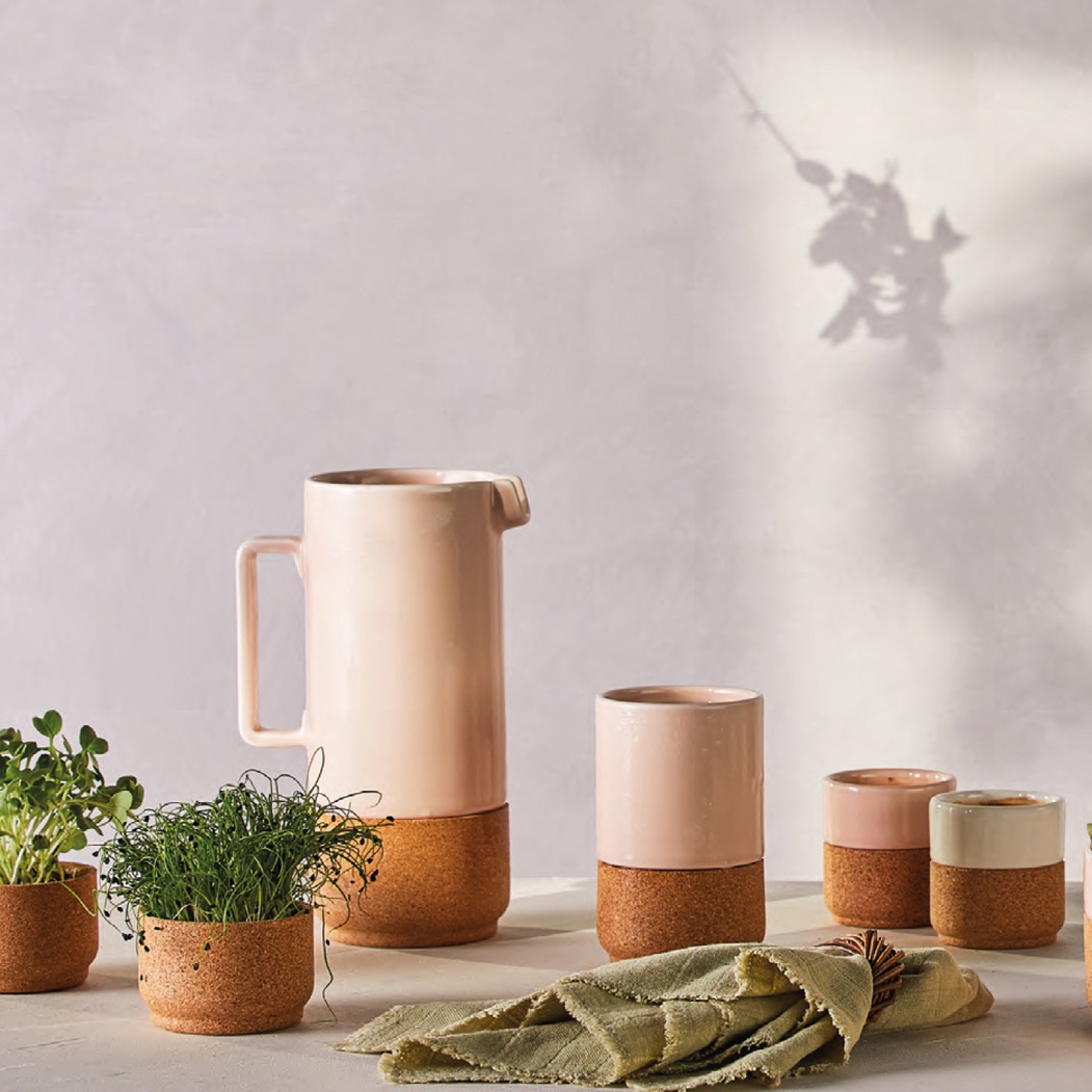 Jug Alma Gémea Pink 950ml - Amorim Cork Composites - 5602248698558