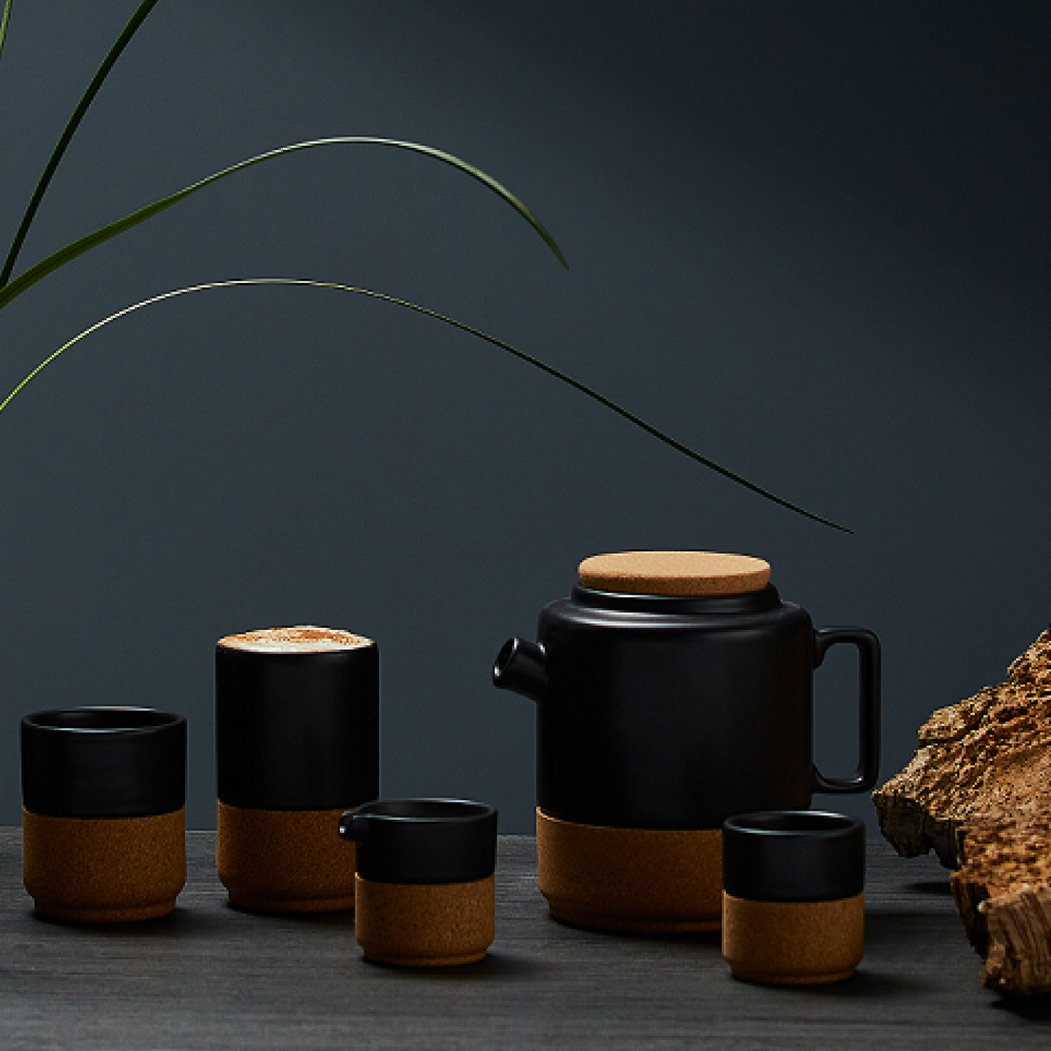 Tea Pot Alma Gémea Black 850ml - Amorim Cork Composites - 5602248698718