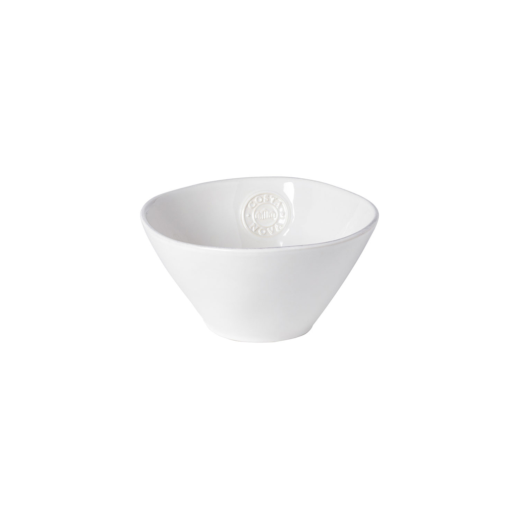 Taça Nova Branco 15cm, Grés fino - Costa Nova - 5606739914752