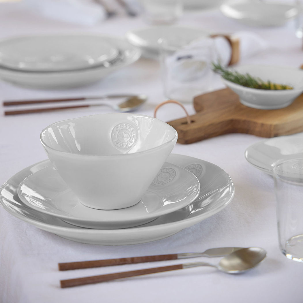 Plate Nova White 27cm, Stoneware - Costa Nova - 5606739914233