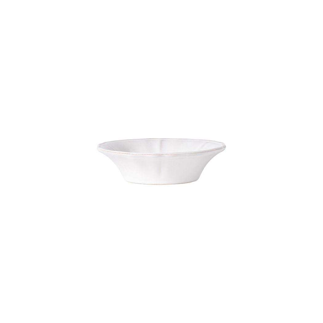 Alentejo appetizer plate 13.5cm, white stoneware with hand-painted wavy rims - Costa Nova - 5606739971496