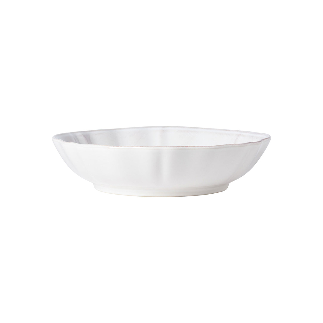 Alentejo pasta bowl 23 cm, white stoneware with hand-painted wavy rims - Costa Nova - 5606739952082
