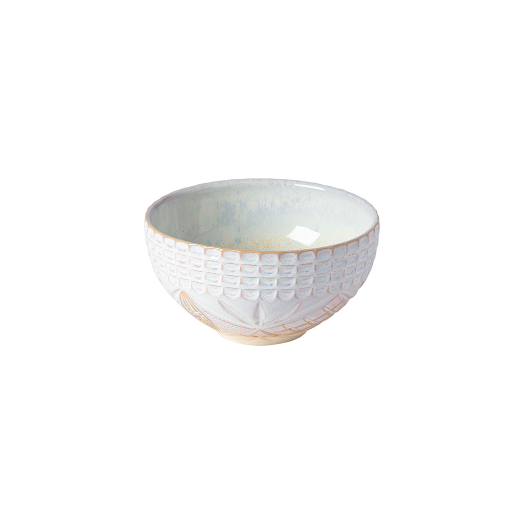 Taça de sopa/cereais Cristal 15,5 cm, grés fino com acabamento artesanal inspirado em cristal
