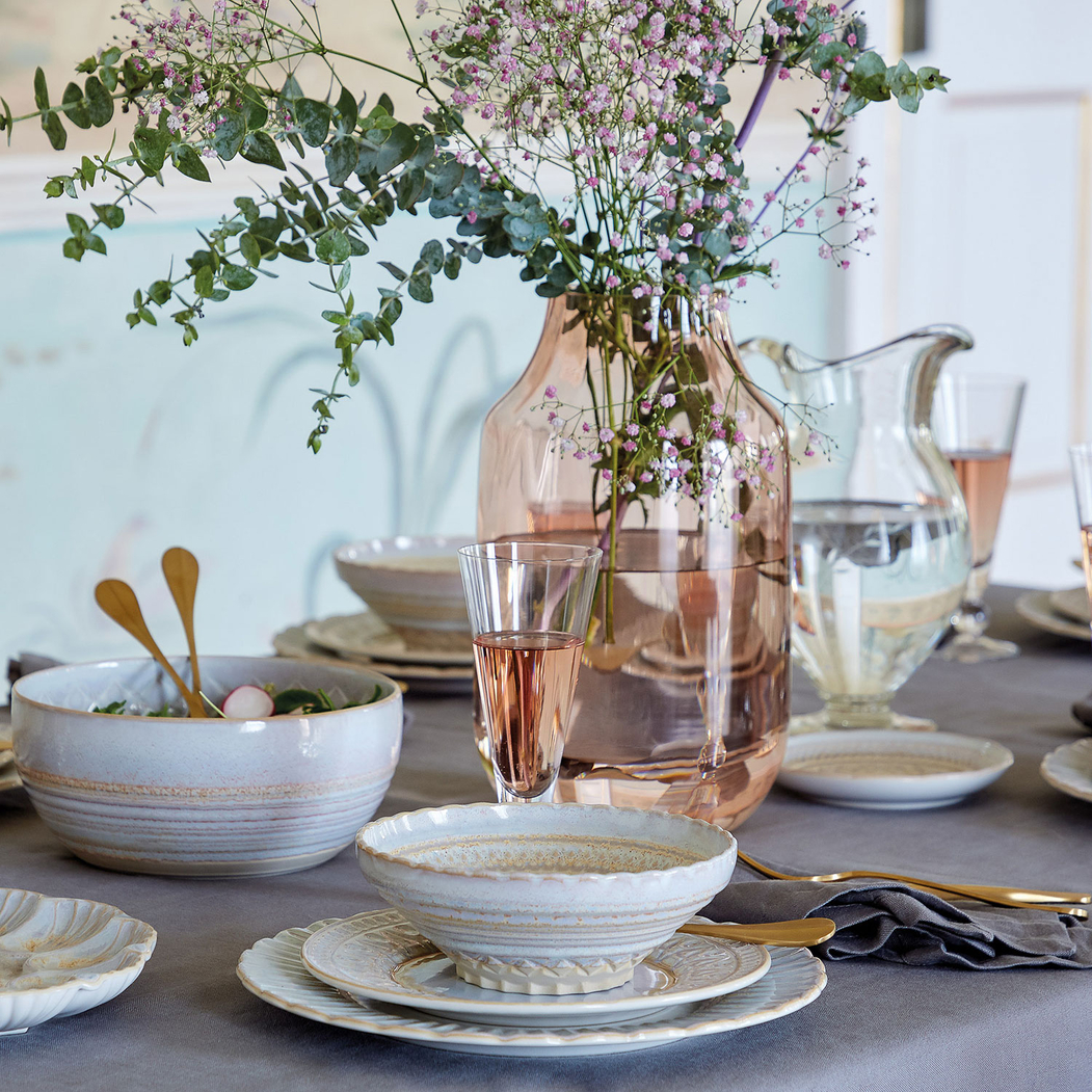 Cristal large soup/cereal Bowl 17.9cm, fine stoneware with handcrafted crystal-inspired finish - Costa Nova - 5606739936648