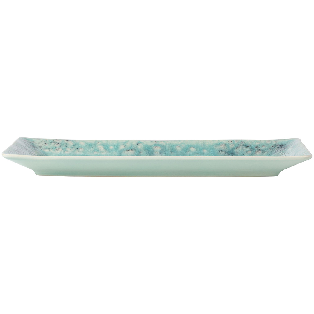 Madeira rectangular platter 34 x 18cm, blue stoneware with handcrafted crackled finish - Costa Nova - 5,60674E+12