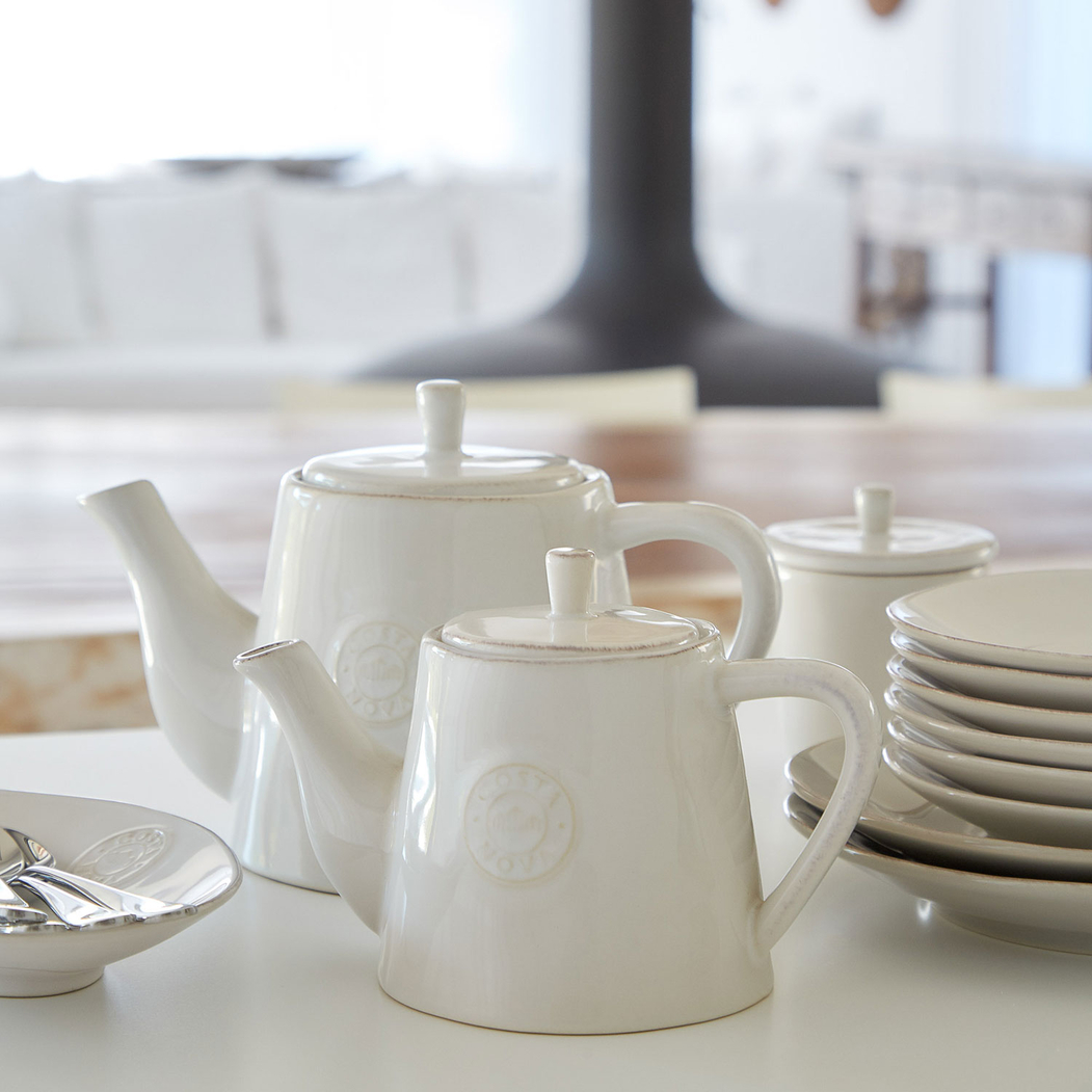 Teapot Nova White 50cl, Stoneware - Costa Nova - 5606739930660