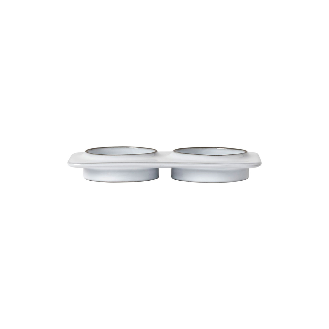Travessa retangular com 2 divisórias Âmbar 19,1 x 10 cm - Costa Nova - 5606739971618