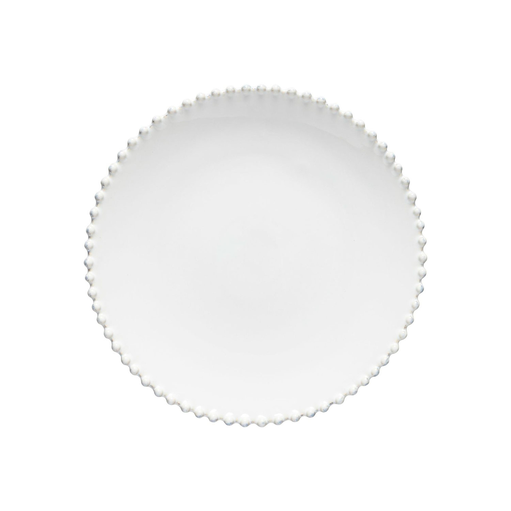 Prato de Jantar Pearl 28cm, grés fino com acabamento artesanal - Costa Nova - 5606739910778