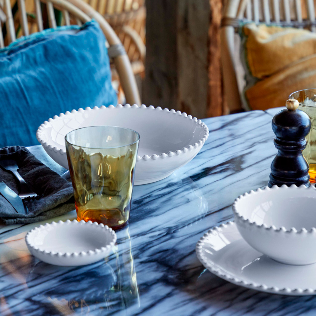 Taça de Pasta Pearl 23cm, grés fino com acabamento artesanal - Costa Nova - 5606739911997
