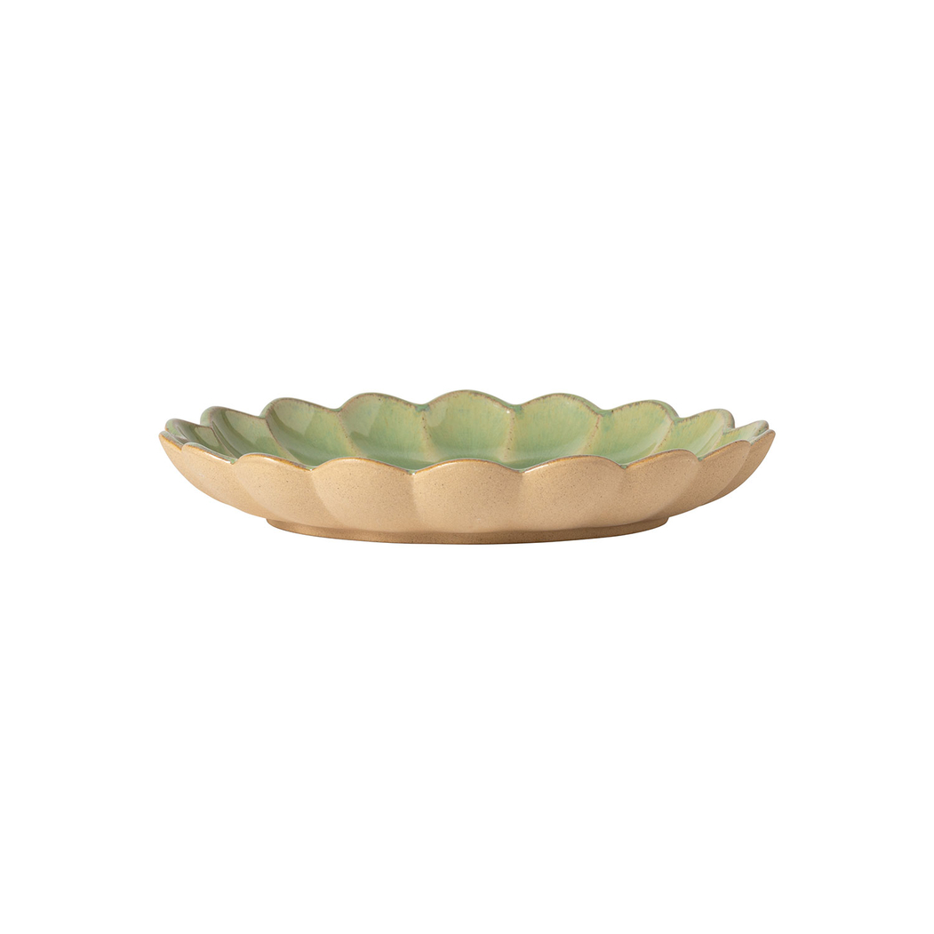 Prato Sobremesa Marrakesh Verde, 22 cm, Porcelana vitrificada - Costa Nova - 5606739971939