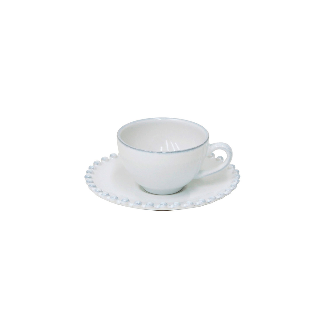 Pearl coffee cup and saucer 90ml - Costa Nova - 5606739915124