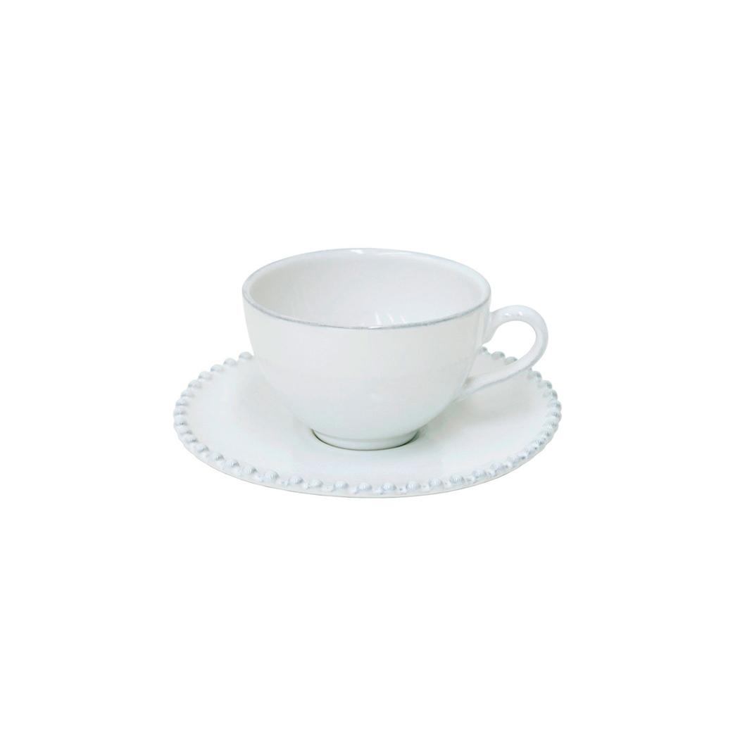 Pearl tea cup and saucer 250ml - Costa Nova - 5,60674E+12