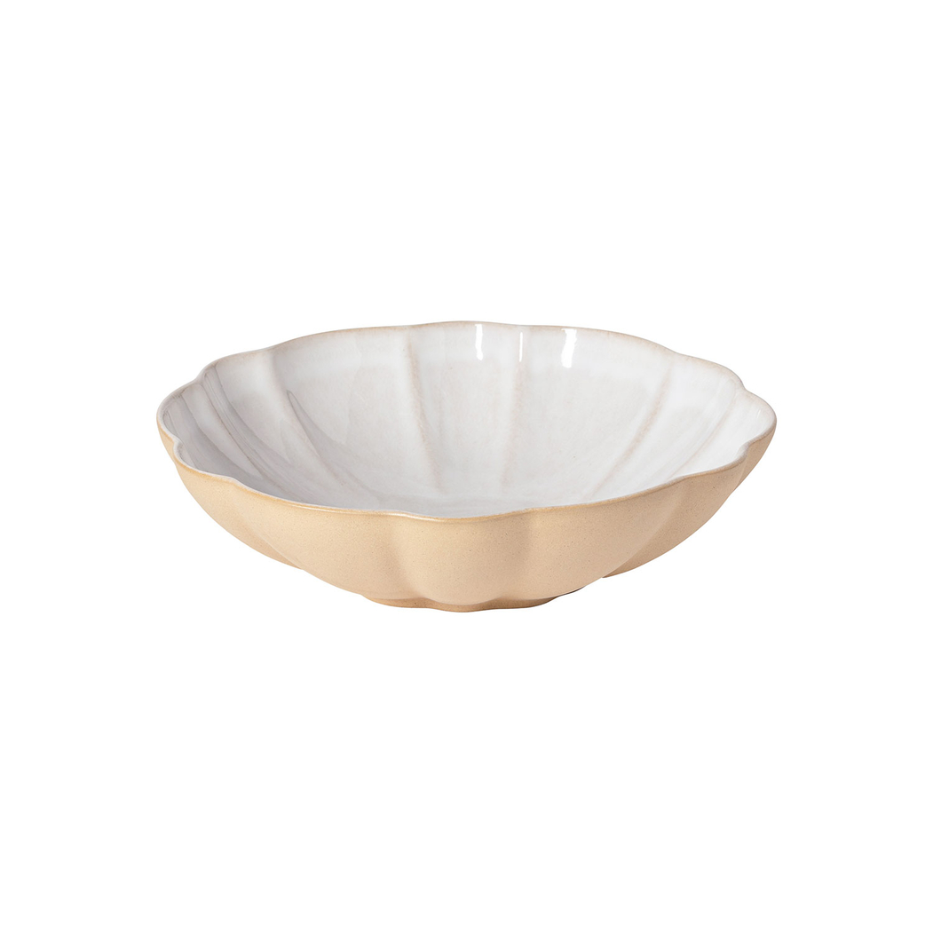 Prato Fundo Marrakesh Branco, 23 cm, Porcelana vitrificada - Costa Nova - 5606739972080